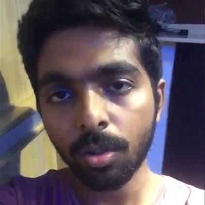 GV Prakash request his fans to support the people affected by Ockhi cyclone GV Prakash request his fans to support the people affected by Ockhi cyclone
