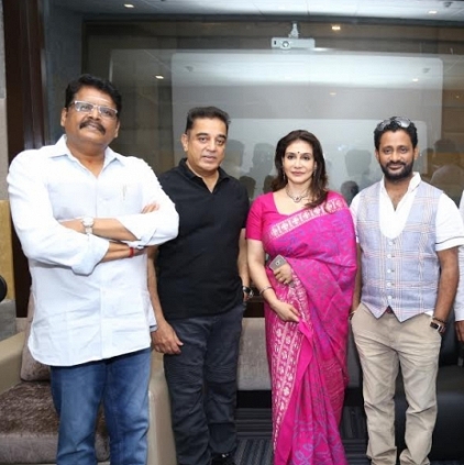 Kamal Haasan inaugurates actress Lissy Lakshmi's dubbing studio