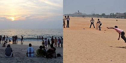 Types of people we all see at Marina beach!