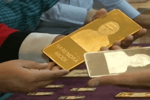 Jewellery Shop Sells Gold And Silver Bars With PM Modi's Image Embossed On Them