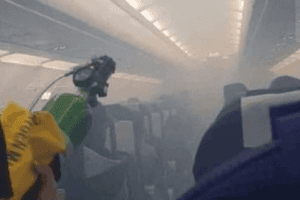 IndiGo Aircraft Engulfed With Thick Smoke; Passengers Evacuated By Emergency Slide