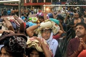 Woman passes out after heckled at Sabarimala temple