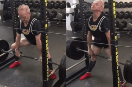 89 year old man deadlifts 183 kgs