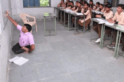 This Differently-Abled Teacher's Dedication Has Won Hearts On The Internet