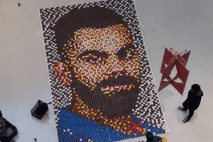 Artist Creates World's 'Largest' Diya Portrait As A Birthday Gift To Skipper Virat Kohli