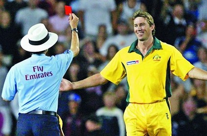 Football-style red card in cricket?