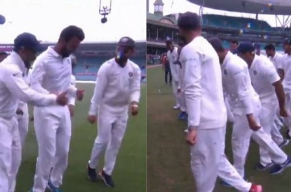 India performs victory dance in Aus choreographed by Rishabh Pant