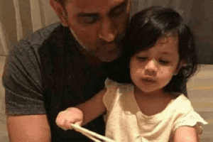 MS Dhoni's Video With Daughter Ziva Is The Cutest Thing On The Internet Today