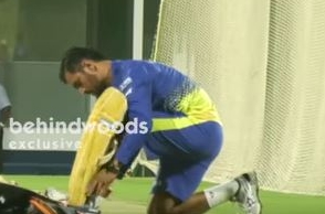 Watch: MS Dhoni’s practice session video in MA Chidambaram stadium