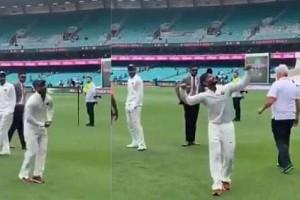 Watch - Rishabh Pant shakes a leg on field to fans' tunes