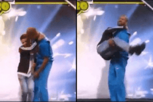 IND v AUS | 'Man of the Series' Shikhar Dhawan Lifts Boy During Presentation, Does Thigh-Five