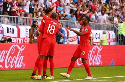 World Cup Football: England makes it to the semis.