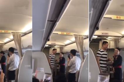 Air hostess fired for accepting proposal during flight