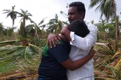 #GajaCyclone: This Father-Son pic winning hearts in Social medias