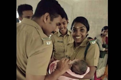 kerala forest department rescued one year old baby in kerala floods