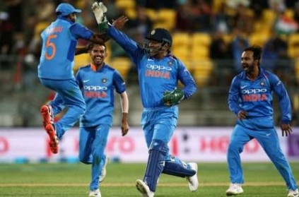 New Zealand vs India 5th ODI cricket match score update