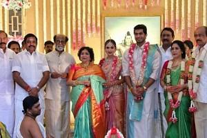 அரசியல் தலைவர்கள், திரைப்பிரபலங்கள் கலந்து கொண்ட, சவுந்தர்யா-விசாகன் திருமணம் அரசியல் தலைவர்கள், திரைப்பிரபலங்கள் கலந்து கொண்ட, சவுந்தர்யா-விசாகன் திருமணம்