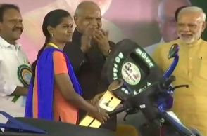 “I am sure she would be very happy to see the happiness on your faces”- PM Modi at Two Wheeler Scheme launch