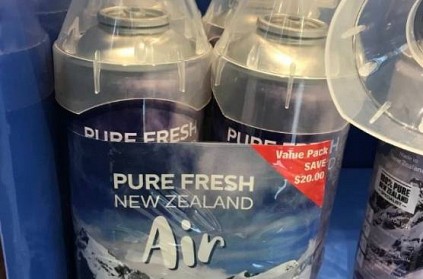 Buy Pure fresh New Zealand air for Rs 7,300 at Auckland airport