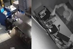Watch - Man creeps on floor for over 8 minutes to steal empty safe