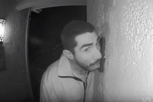 Watch - Man licks stranger's doorbell for 3 hrs straight
