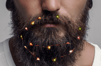 Now you can gift yourself Christmas fairy lights for your beard