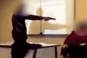 WATCH VIDEO | Student Holds Teacher At Gunpoint; Asks Her To 'Put Head Down'