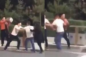 Watch - Drunk fight goes horribly wrong for woman trying to sort it