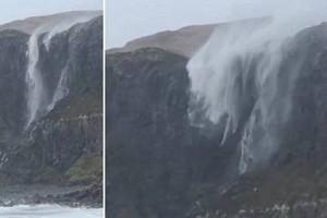 WATCH | Have You Ever Seen A 'Reverse Waterfall'? Behold This Amazing Sight