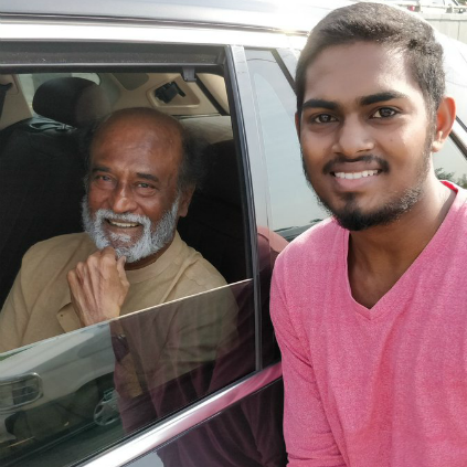 A fan's selfie picture with Rajinikanth goes viral