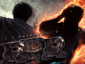 Another mass poster from SS Rajamouli’s RRR movie out ft Ram Charan and Jr NTR