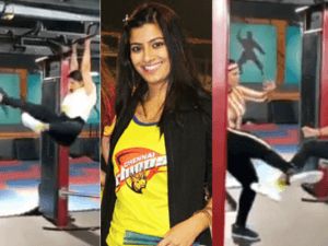 Arya responds to Varalaxmi Sarathkumar's gym post.