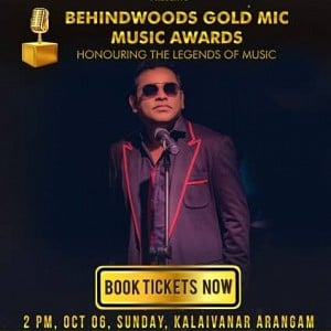 Behindwoods Mic Music Awards October 6th at Kalaivanar Arangam