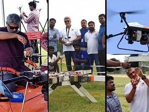 Details of Thala Ajith's involvement in Team Dhaksha's drone sanitizer treatment against Coronavirus