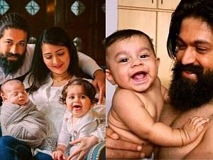 KGF star Yash’s daughter Ayra tries to put baby brother to sleep, viral video ft Radhika
