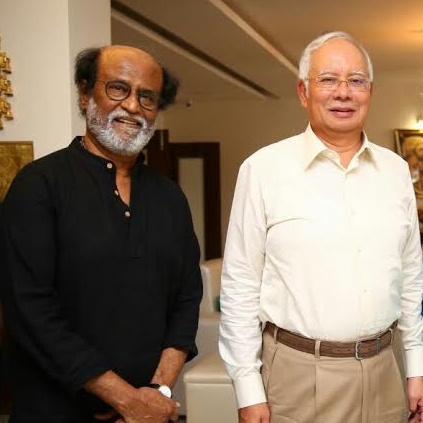 Malaysian Prime Minister Najib Razak meets Superstar Rajinikanth