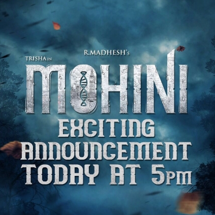 Official announcement regarding Trishas Mohini to come at 5 PM today