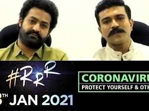 Ram Charan and Jr NTR latest video about Coronavirus safety prevention methods on behalf of RRR team