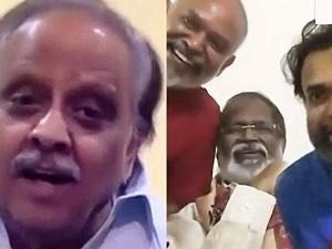 Watch Video: SPB having fun for the last time with Venkat Prabhu, Premji and others!