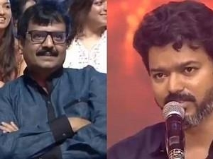 Oh! What a classic speech by Thalapathy Vijay on late actor Vivekh! - 