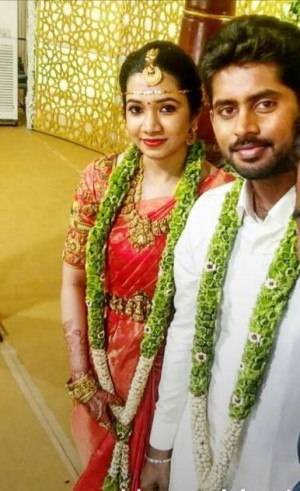 Actor Kathir and Sanjana Wedding