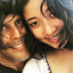 Milind Soman's pictures with his wife go viral